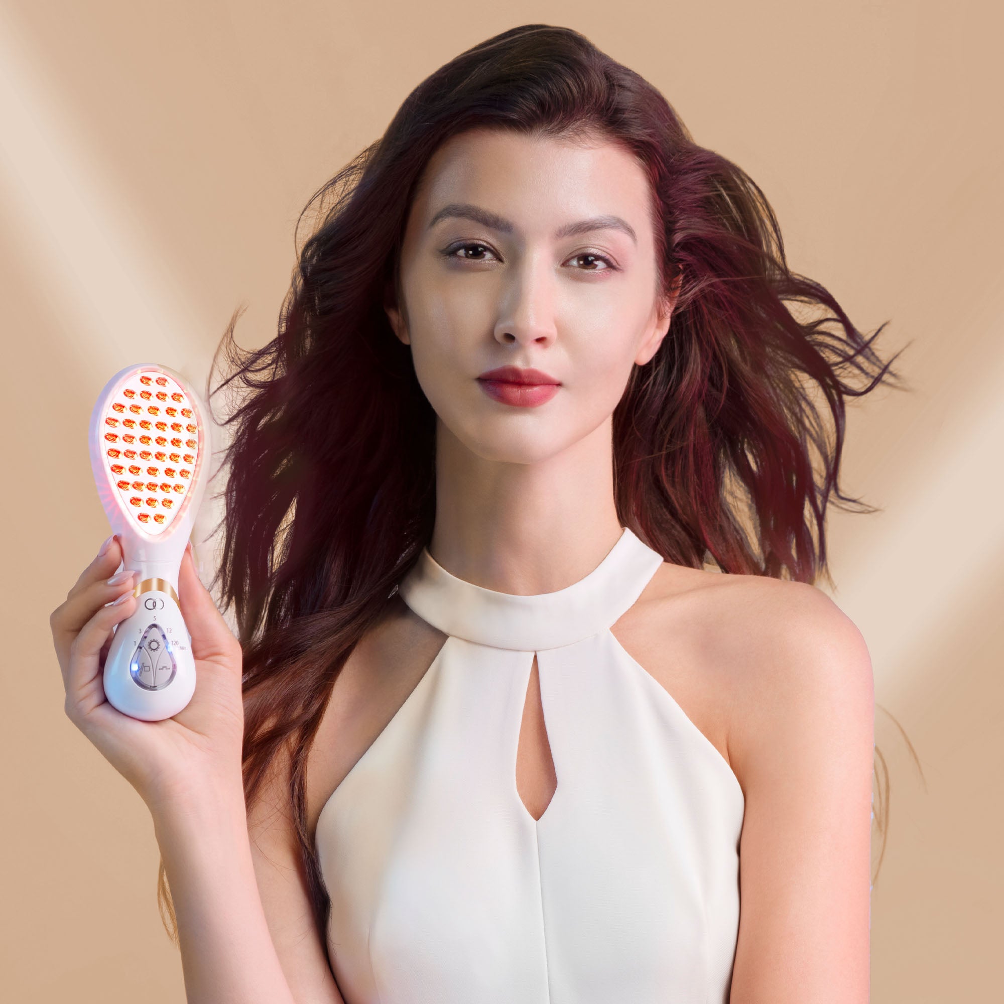LumaGlow Red | Anti-Aging LED Light Therapy Wand - Project E Beauty