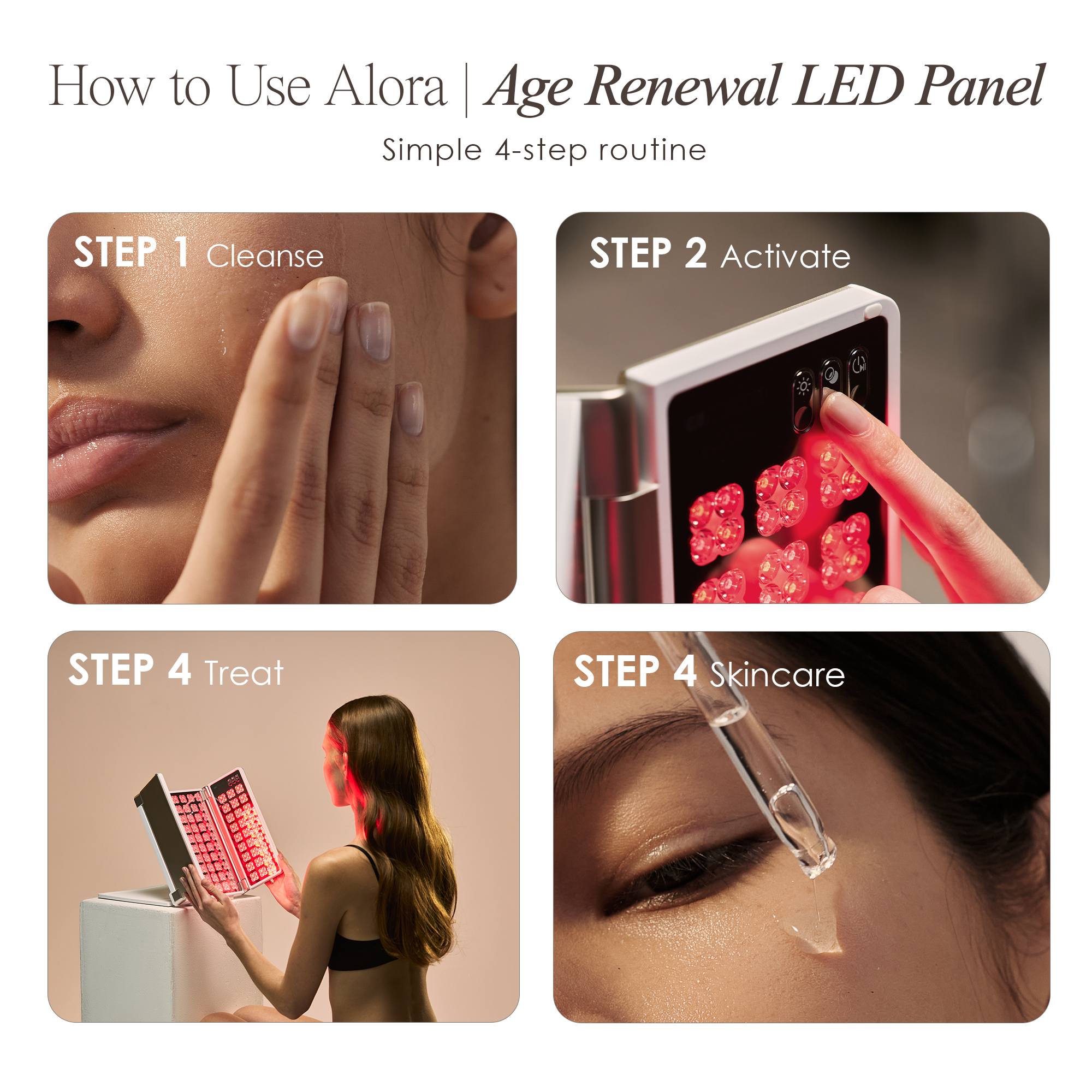 Alora | Age Renewal LED Light Therapy Panel - Project E Beauty
