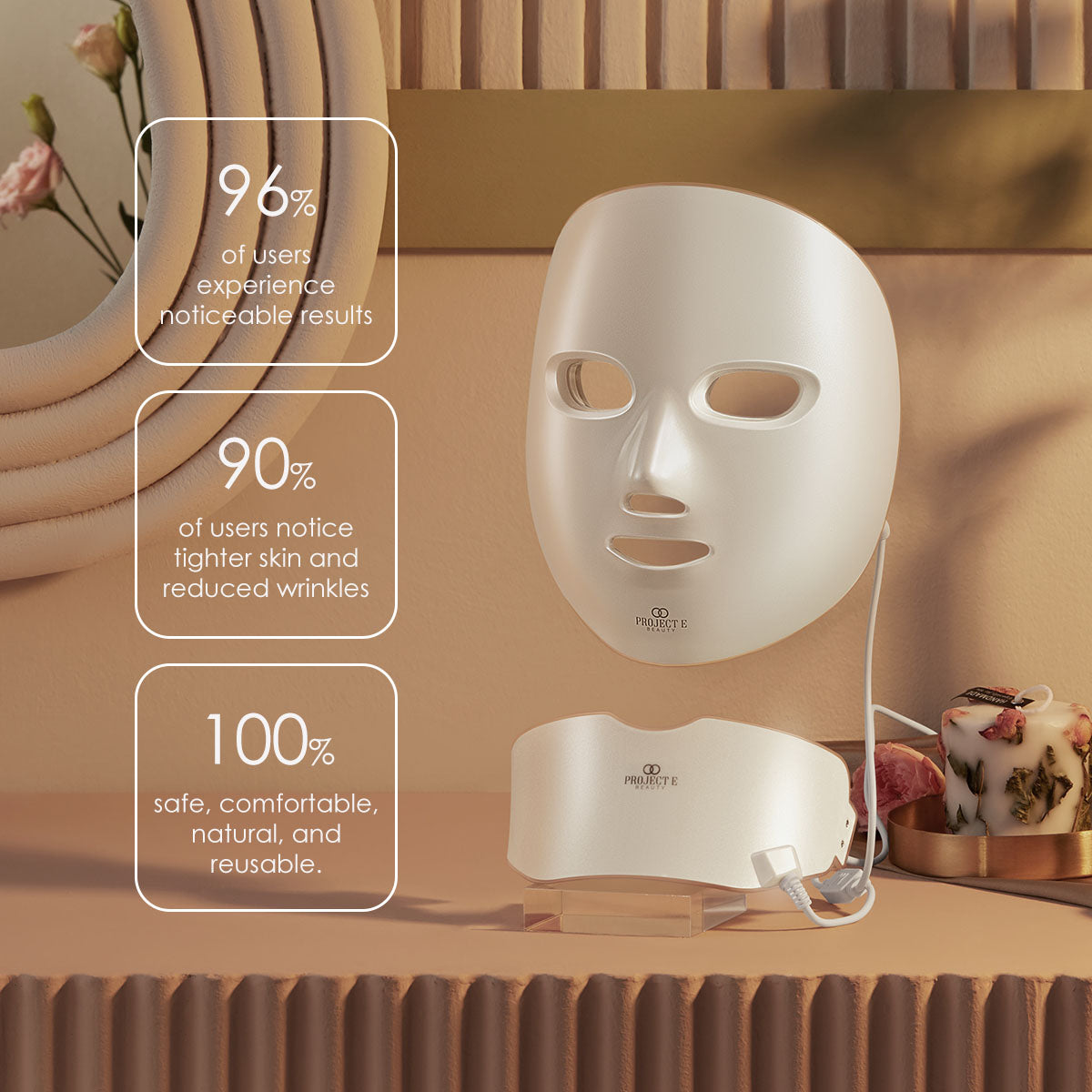 LightAura Plus | LED Face & Neck Mask - Project E Beauty