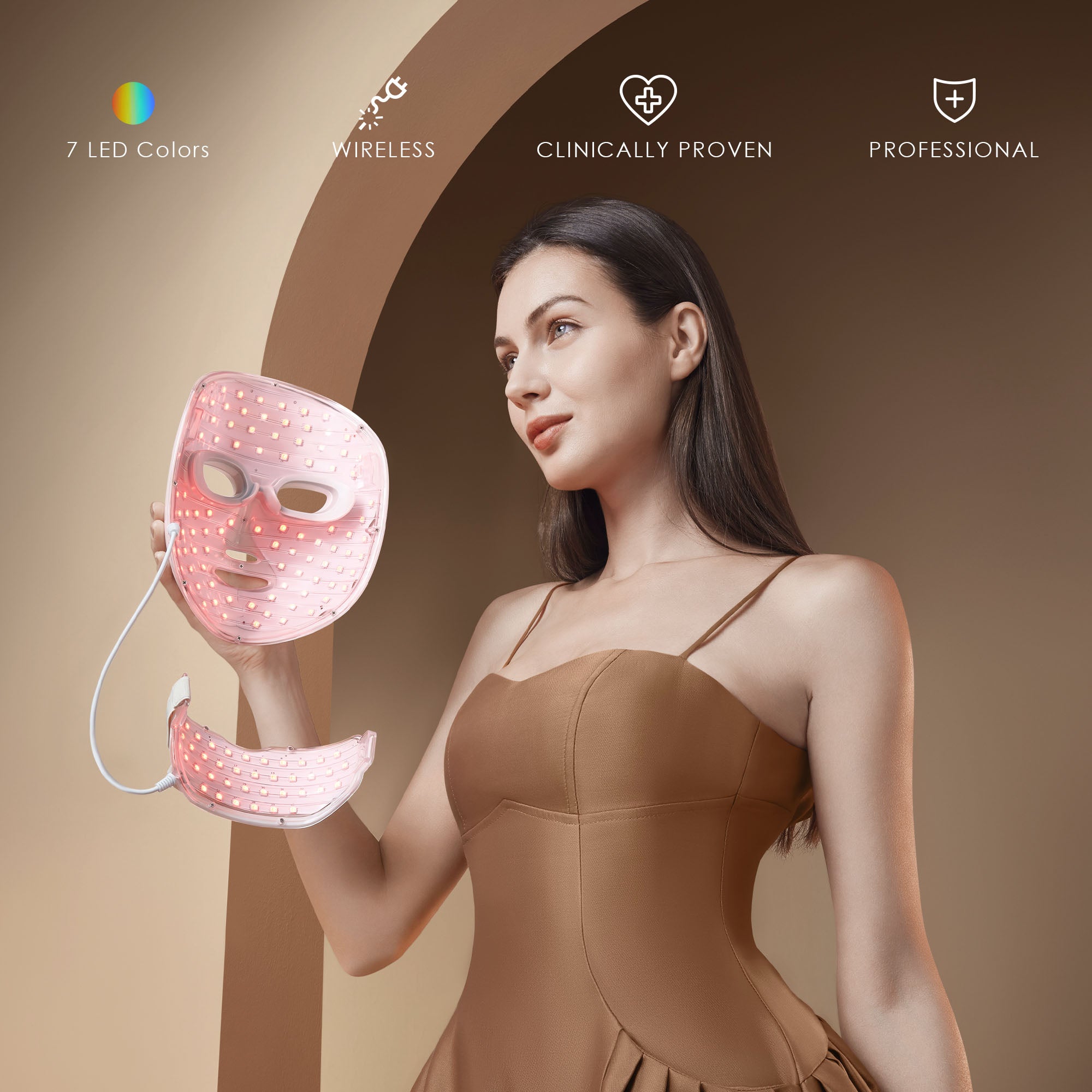 LightAura Plus | LED Face & Neck Mask - Project E Beauty