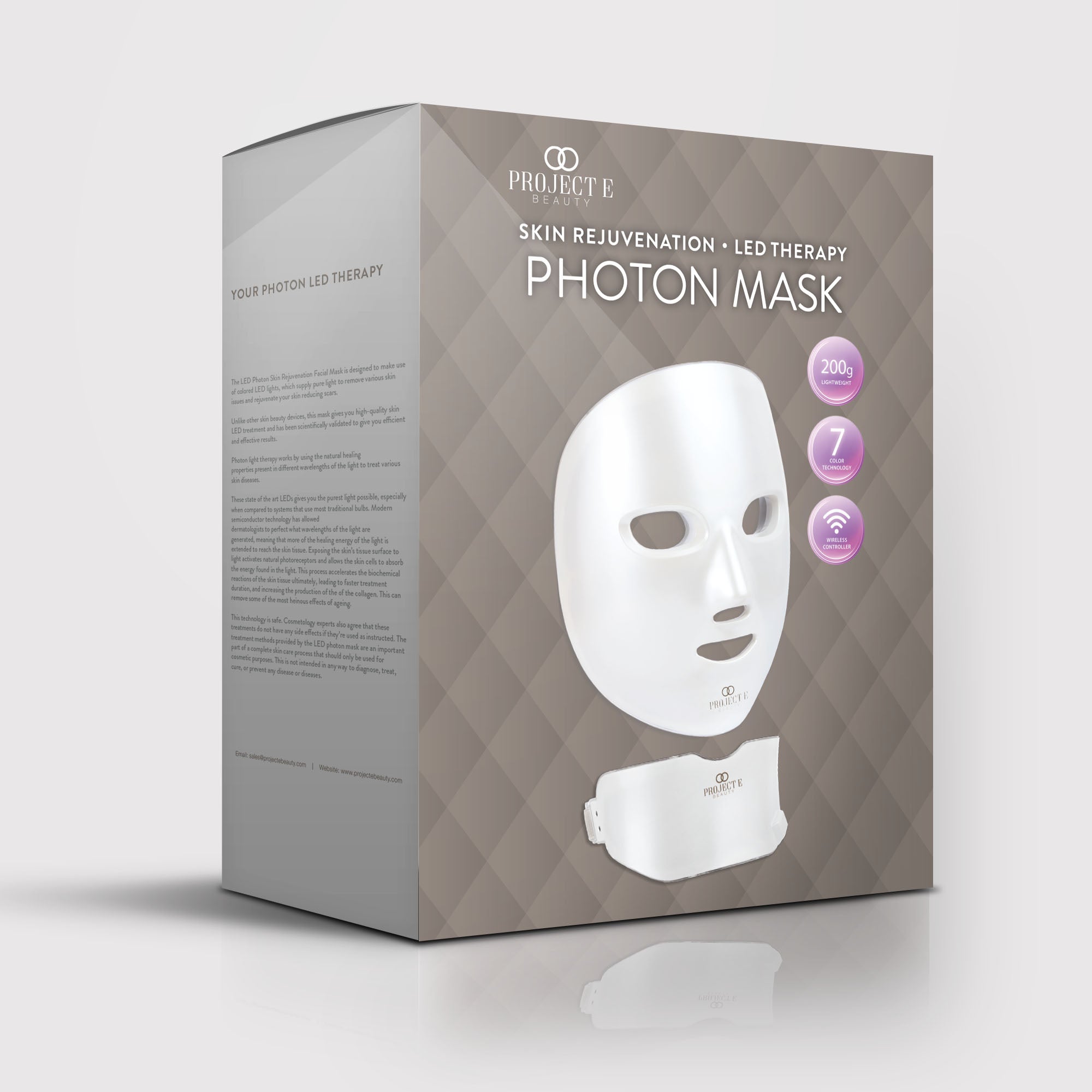 LightAura Plus | LED Face & Neck Mask - Project E Beauty