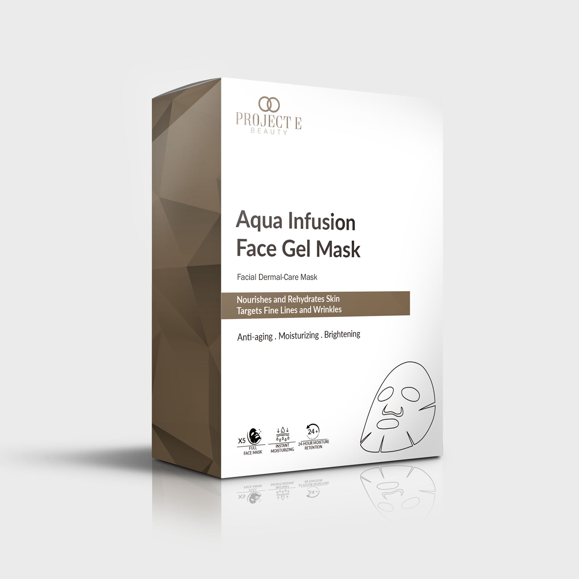 Aqua Infusion Face Gel Mask - Project E Beauty