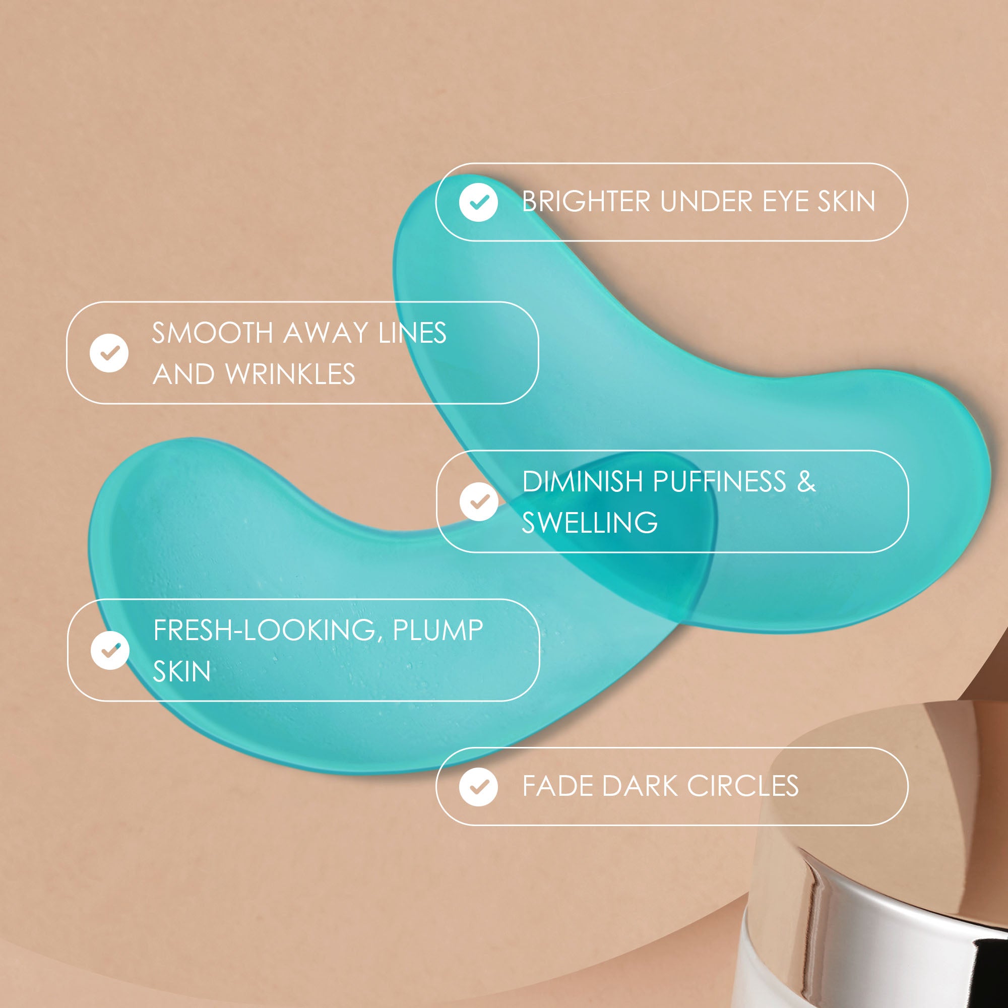 Aqua Collagen Under Eye Patches - Project E Beauty