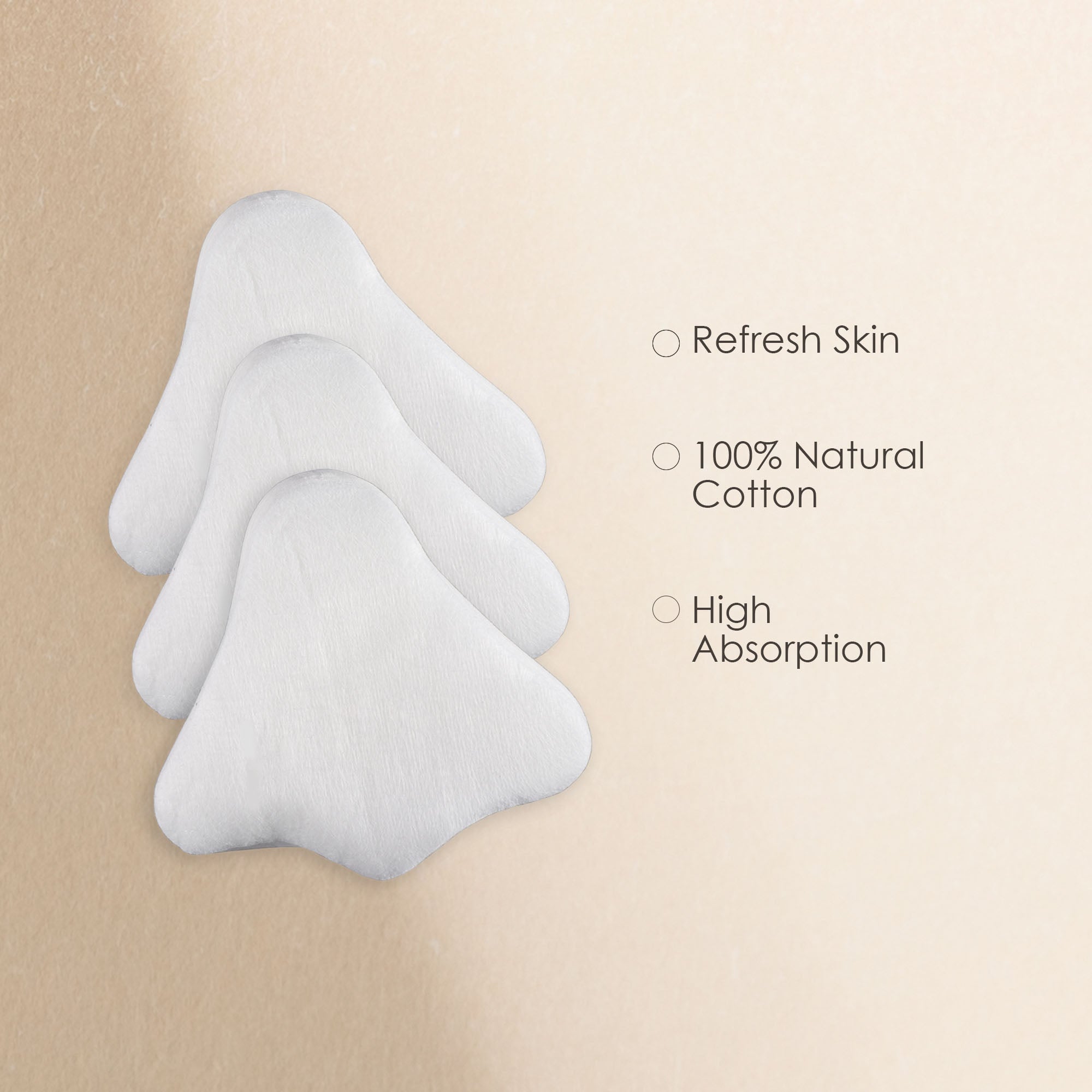 100pcs Disposable Nose Masks | Non-woven Cotton Pads | For Skincare and Spa use - Project E Beauty