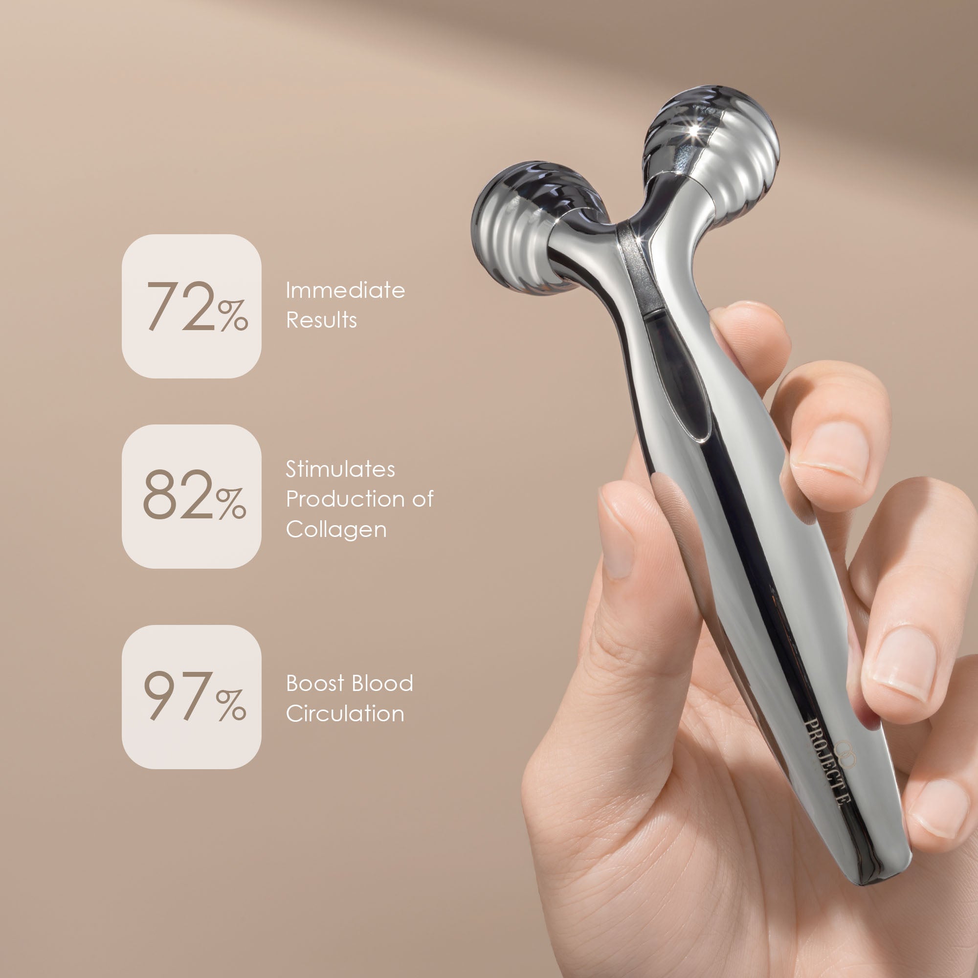 VORA | Microcurrent Facial Roller - Project E Beauty