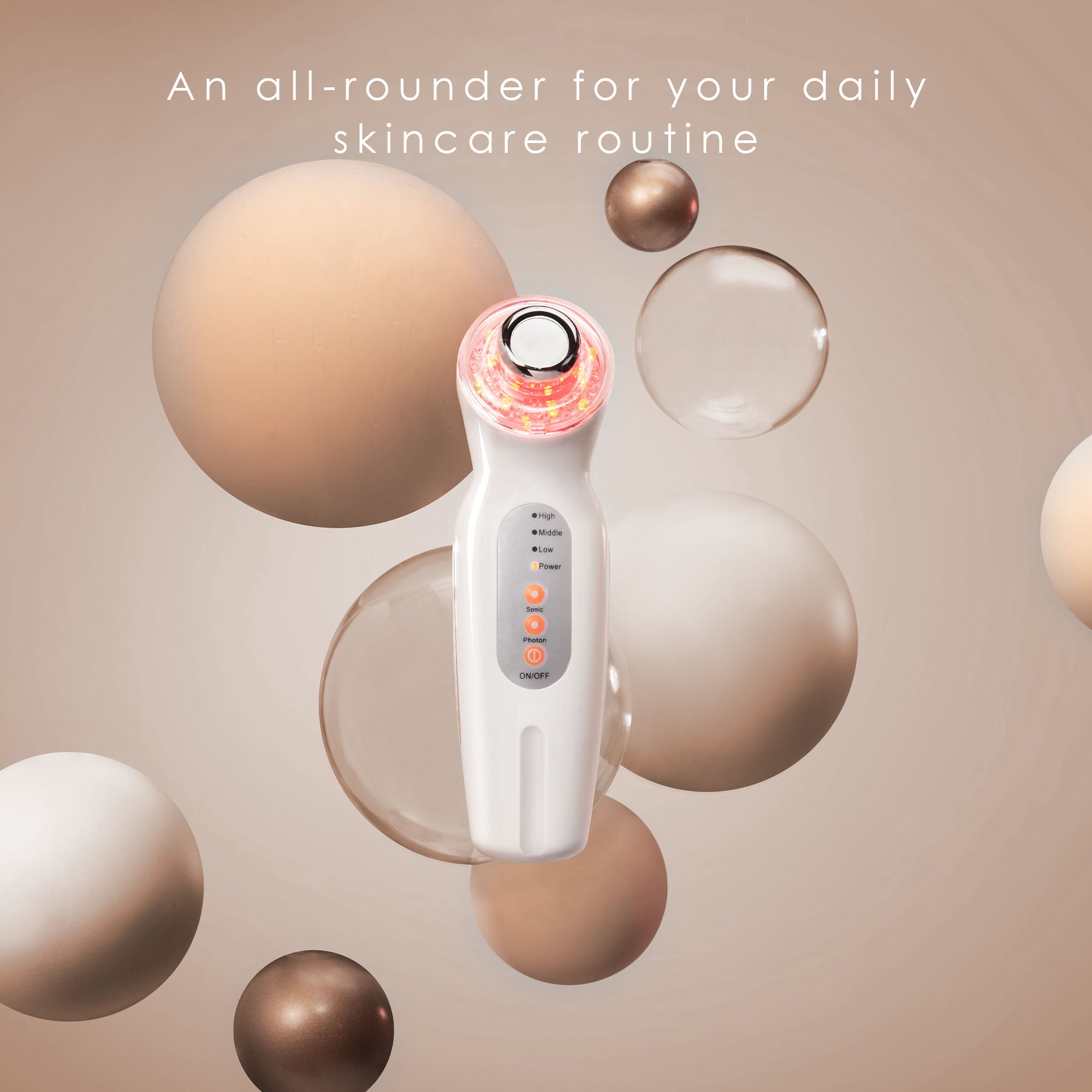 SkinSonic | LED Ultrasonic Wand - Project E Beauty