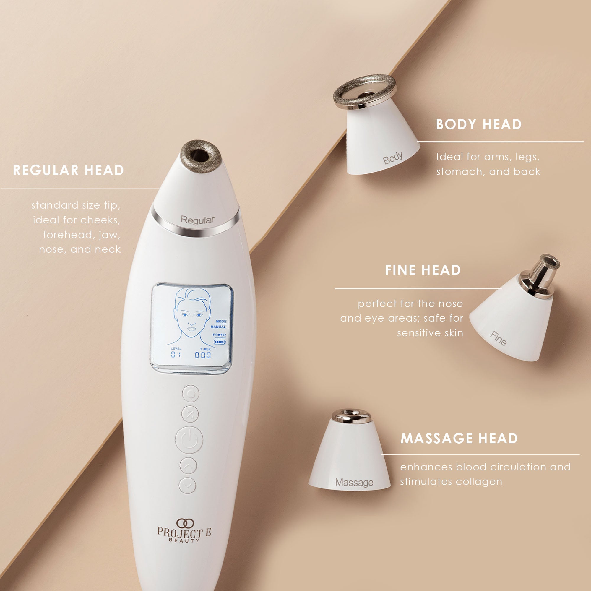 Reinvo Facial Microdermabrasion Wand
