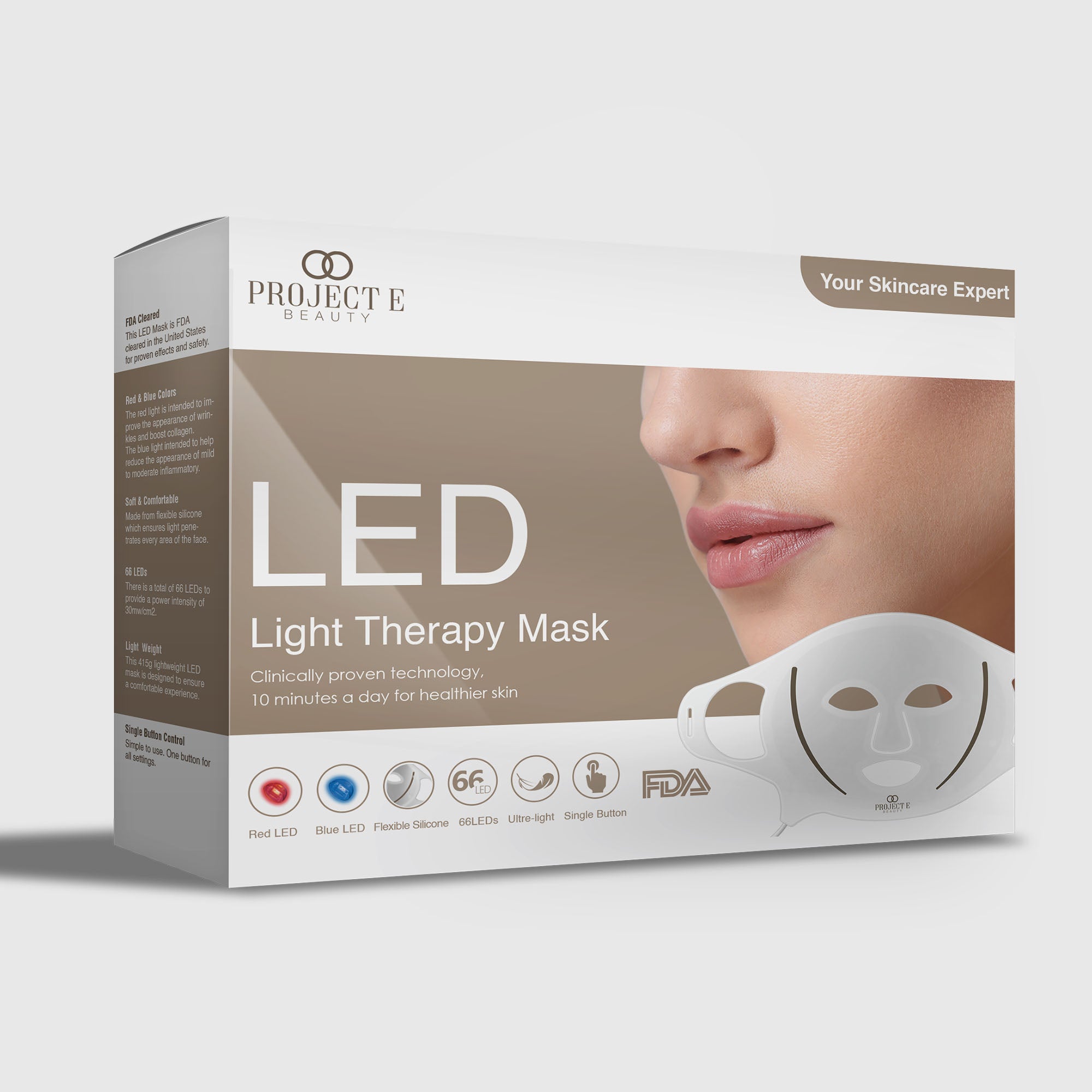 LightAura Flex | LED Face Mask - Project E Beauty