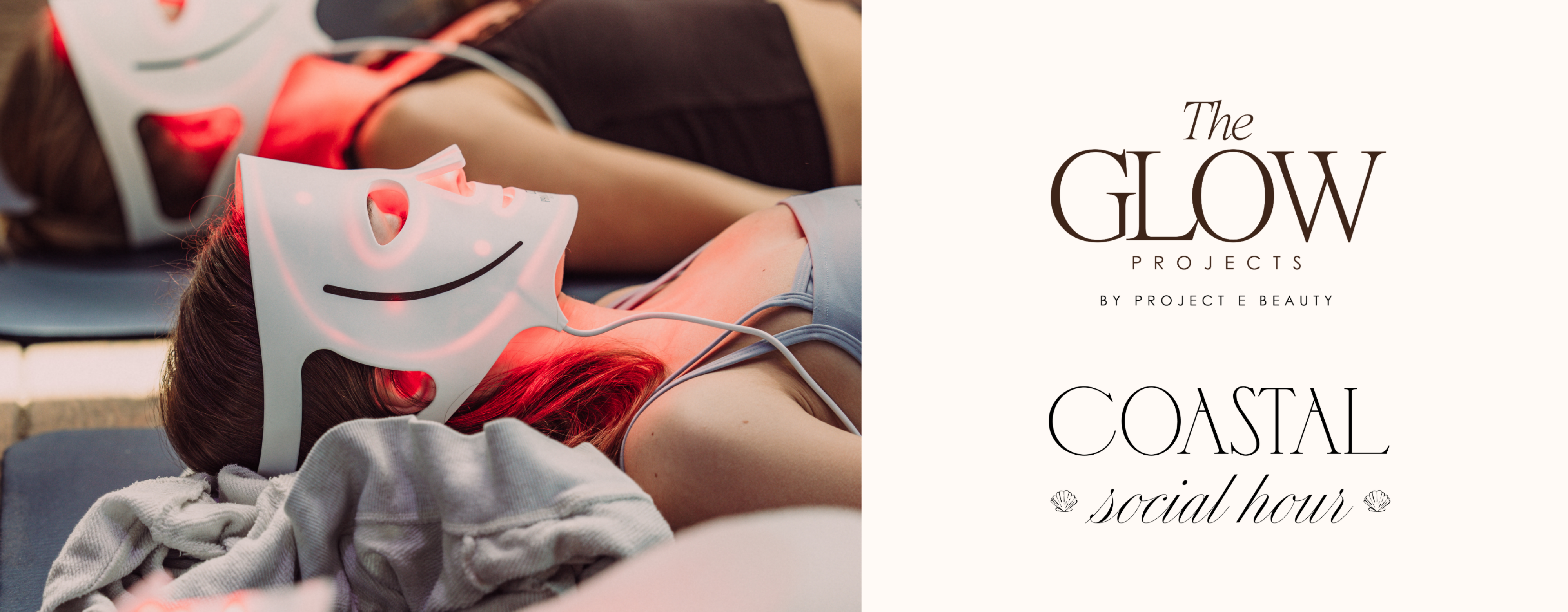 Group red light therapy facial treatment for radiant and healthy-looking skin.