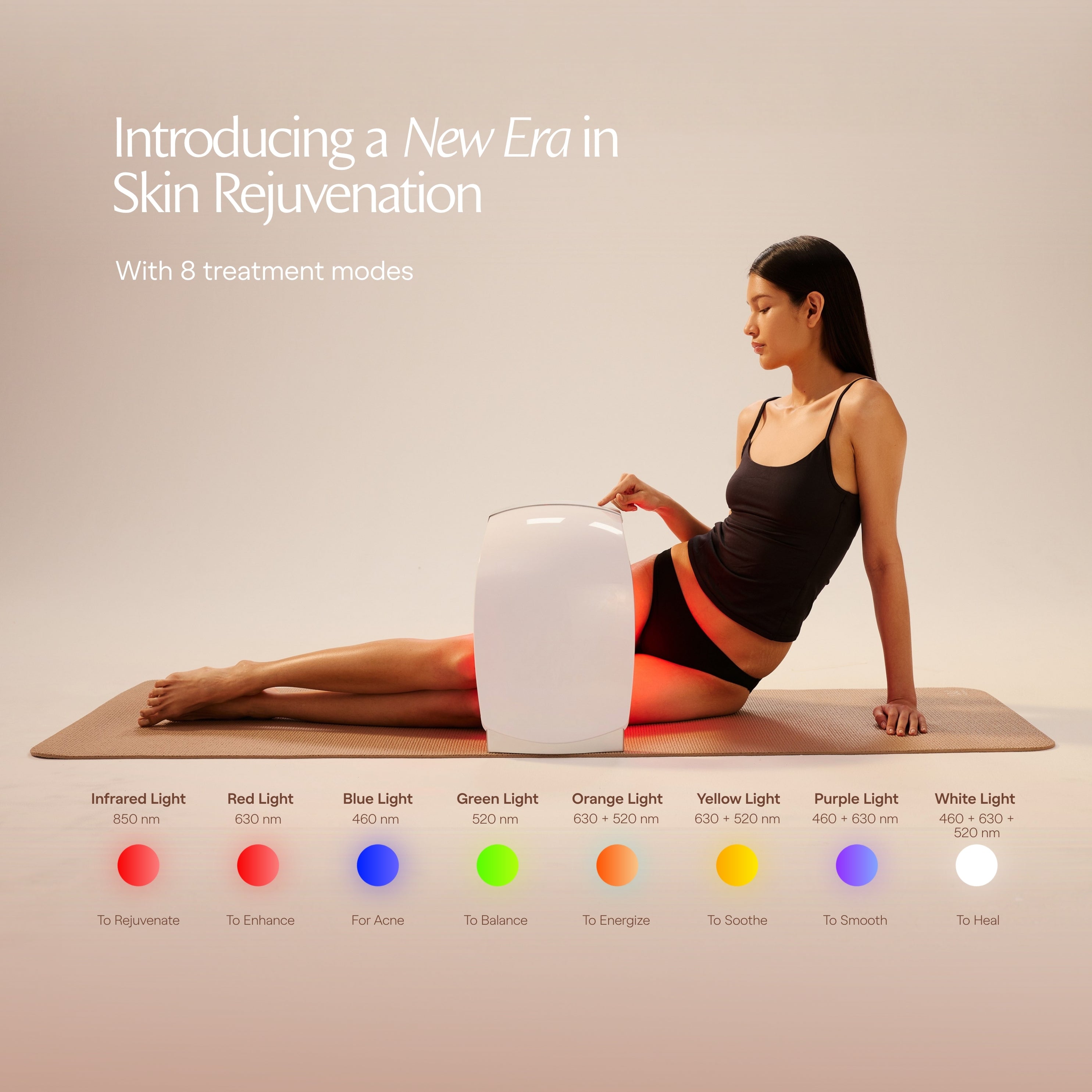 LumaLux Dome | Face & Body LED Red Light Therapy Device | Project