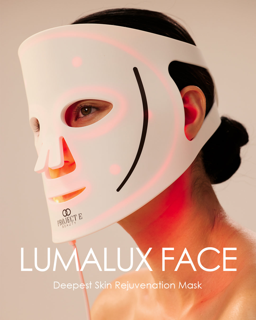 Lumamask Pro | LED Red Light Therapy Face Mask | Project E Beauty